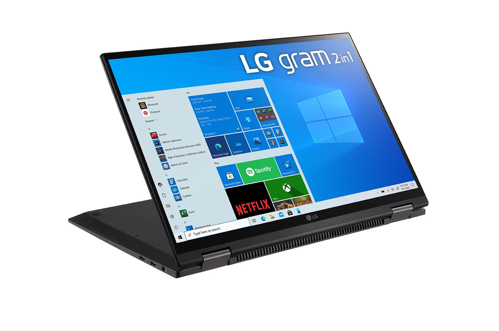 LG gram 14” 2-in-1 Laptop with 16:10 WUXGA IPS Touch Screen Display, 11th Gen Intel® Core™ (Certified Evo™ Platform) i7 Processor and Wacom Pen, 14T90P-G.AA75A3