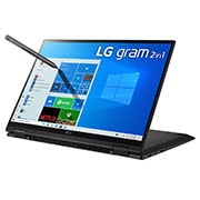 LG gram 14” 2-in-1 Laptop with 16:10 WUXGA IPS Touch Screen Display, 11th Gen Intel® Core™ (Certified Evo™ Platform) i7 Processor and Wacom Pen, 14T90P-G.AA75A3