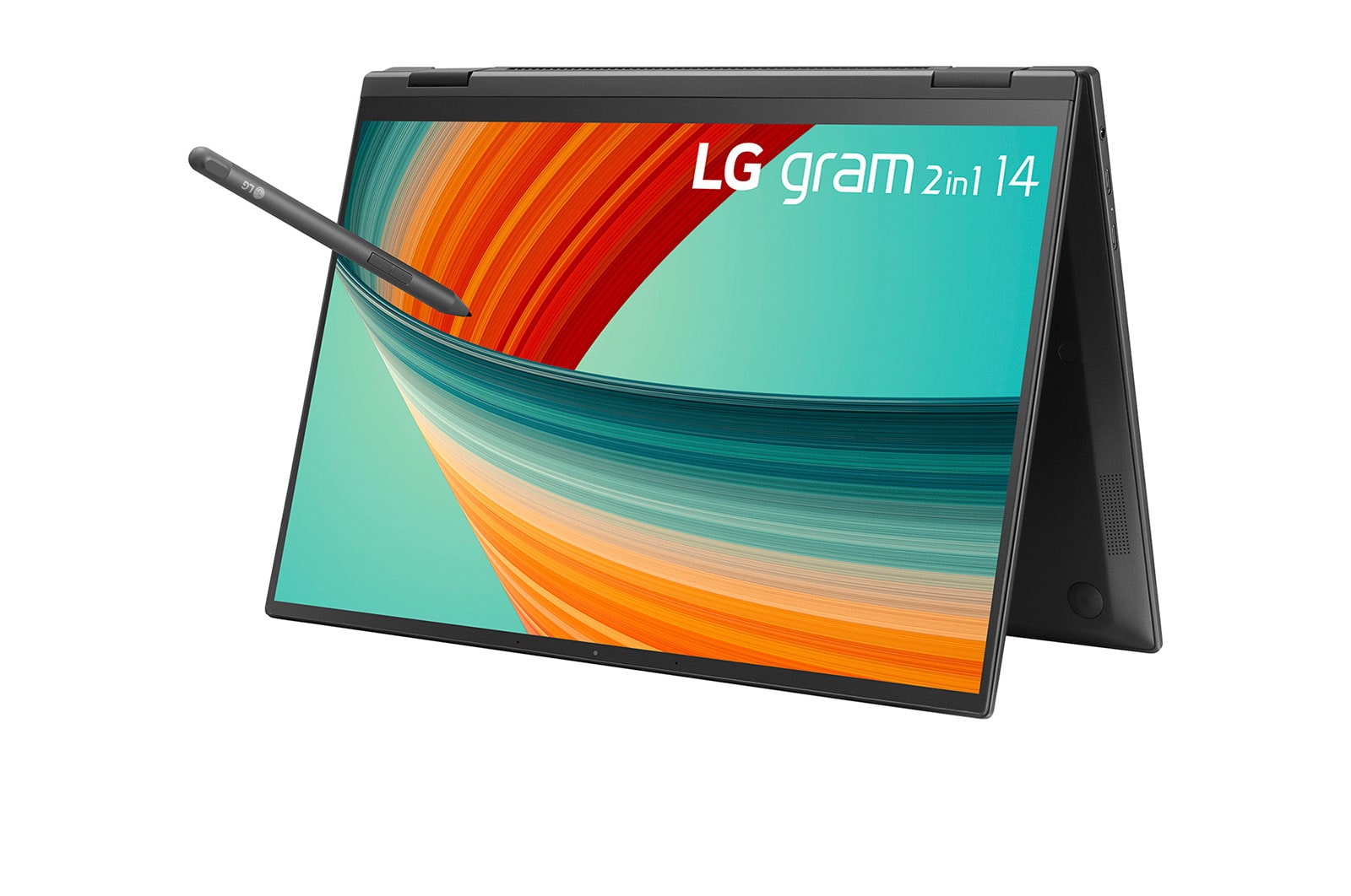 LG gram 14” 2-in-1 Laptop with 16:10 WUXGA Anti-Glare IPS Touch Screen Display, 13th Gen Intel® Core™ (Certified Evo™ Platform) i5 Processor and LG Stylus Wacom Pen, 14T90R-G.AA55A3