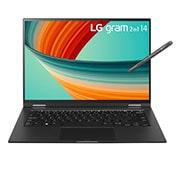 LG gram 14” 2-in-1 Laptop with 16:10 WUXGA Anti-Glare IPS Touch Screen Display, 13th Gen Intel® Core™ (Certified Evo™ Platform) i5 Processor and LG Stylus Wacom Pen, 14T90R-G.AA55A3