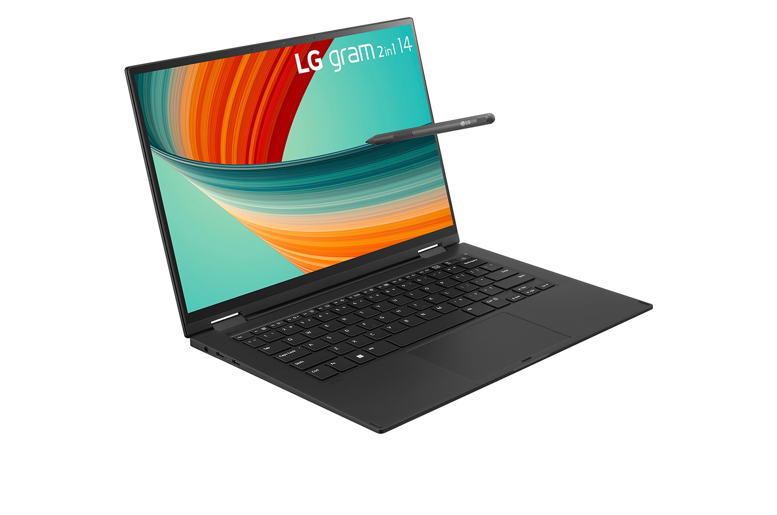 LG gram 14” 2-in-1 Laptop with 16:10 WUXGA Anti-Glare IPS Touch Screen Display, 13th Gen Intel® Core™ (Certified Evo™ Platform) i7 Processor and LG Stylus Wacom Pen, 14T90R-G.AA78A3