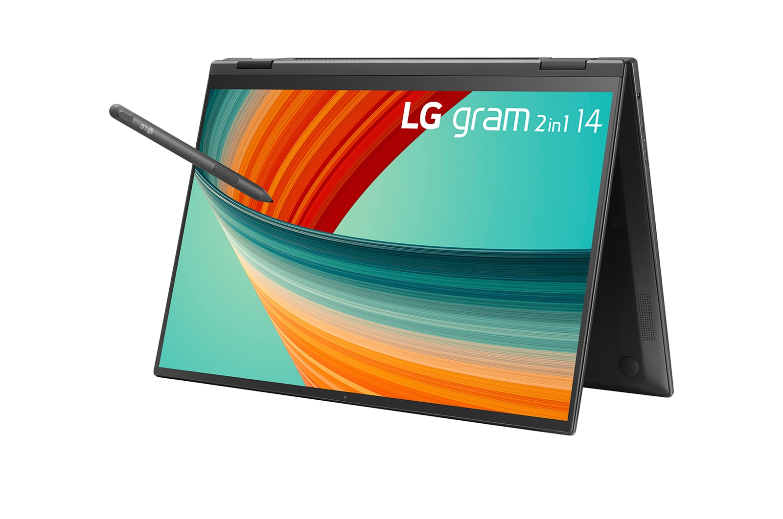 LG gram 14” 2-in-1 Laptop with 16:10 WUXGA Anti-Glare IPS Touch Screen Display, 13th Gen Intel® Core™ (Certified Evo™ Platform) i7 Processor and LG Stylus Wacom Pen, 14T90R-G.AA78A3