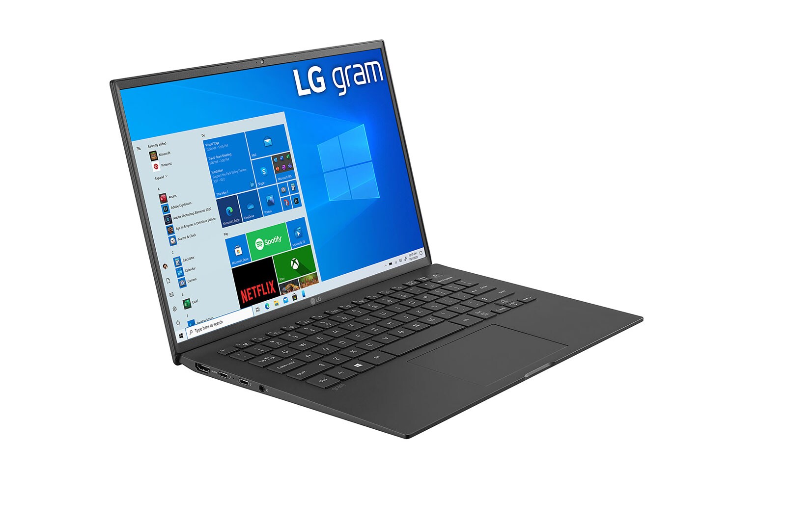 LG gram 14.0" Laptop with 16:10 WUXGA IPS Display, 11th Gen Intel® Core™ (Certified Evo™ Platform) i5 Processor and Thunderbolt™ 4, 14Z90P-G.AA55A3