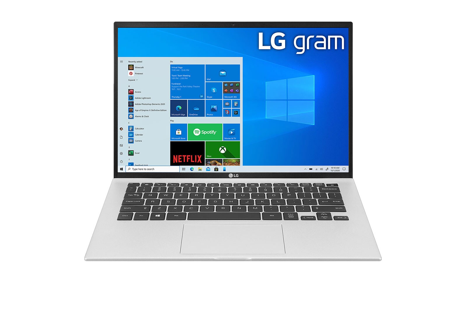 LG gram 14.0" Laptop with 16:10 WUXGA IPS Display, 11th Gen Intel® Core™ (Certified Evo™ Platform) i7 Processor and Thunderbolt™ 4, 14Z90P-G.AA76A3