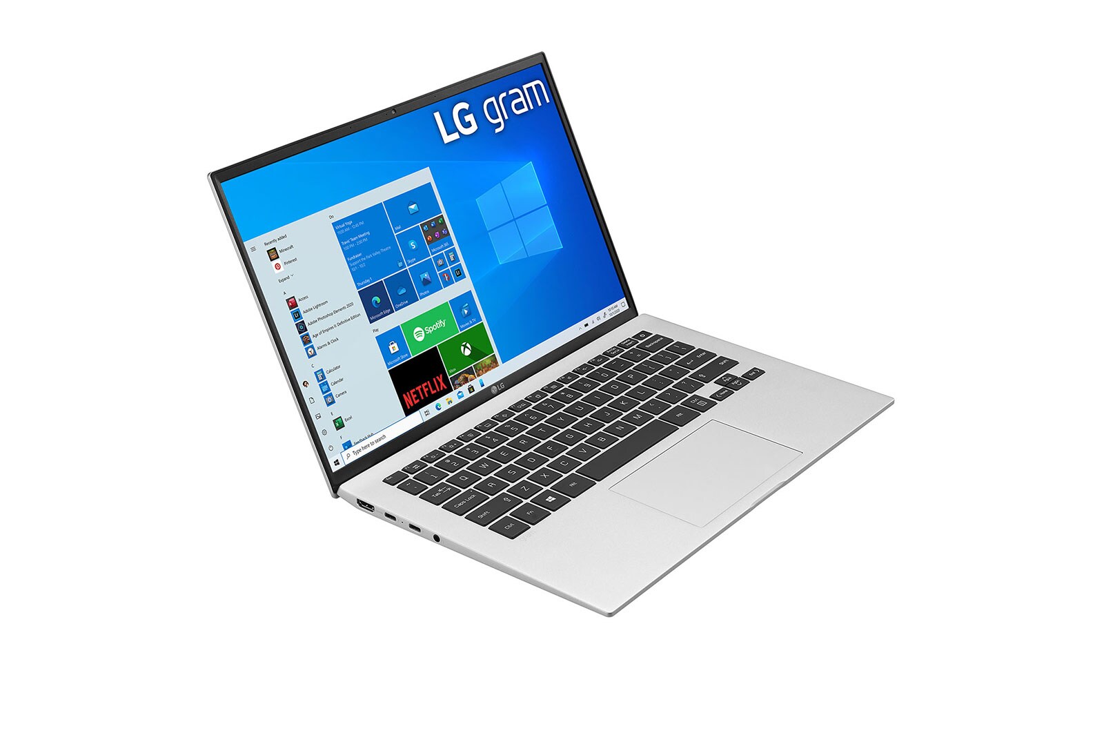 LG gram 14.0" Laptop with 16:10 WUXGA IPS Display, 11th Gen Intel® Core™ (Certified Evo™ Platform) i7 Processor and Thunderbolt™ 4, 14Z90P-G.AA76A3