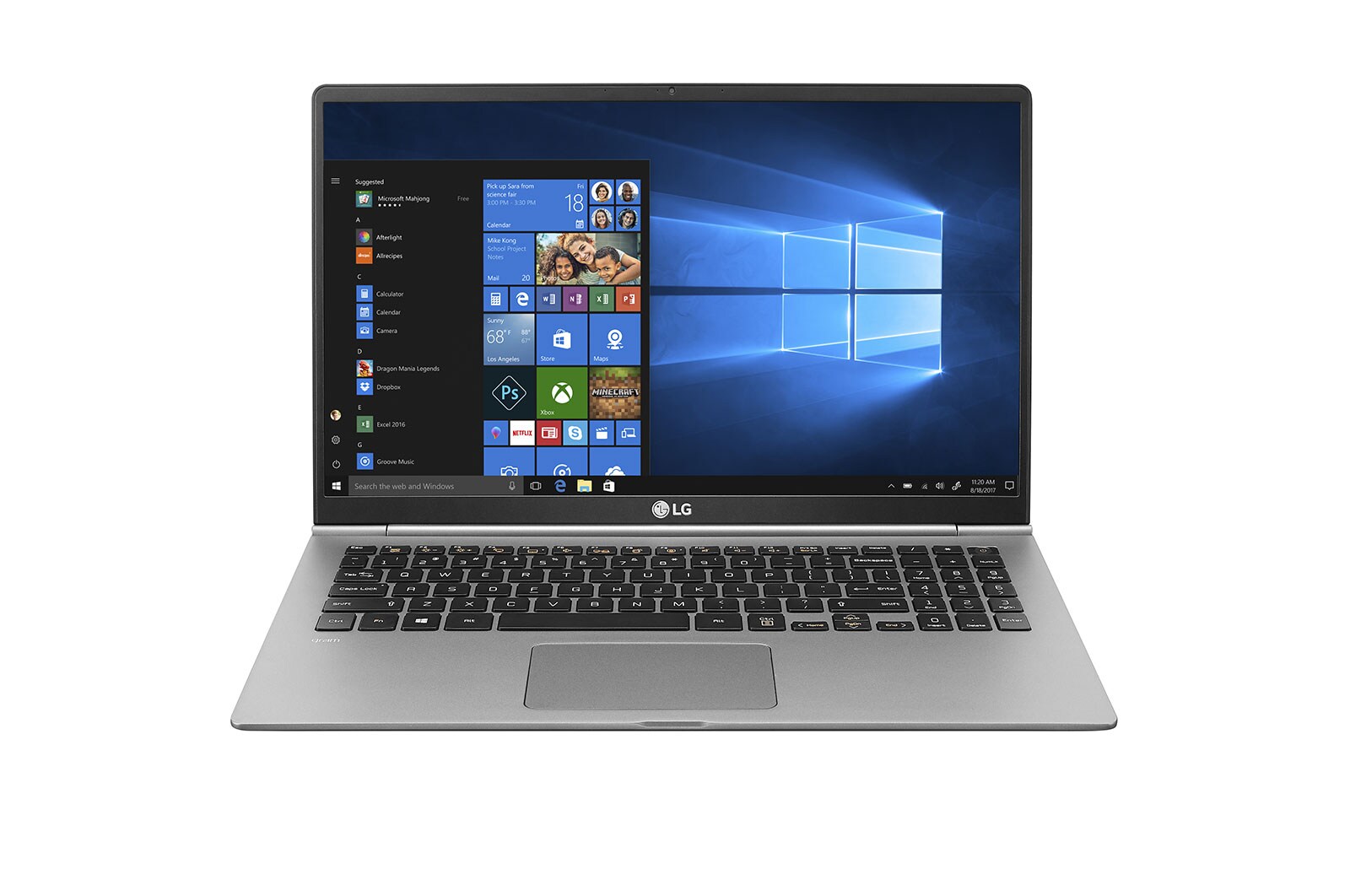 LG gram 15.6” 8th Gen Intel® Core™ i5 Processor Ultra-Lightweight Laptop, 15Z980-G.AA5BA3