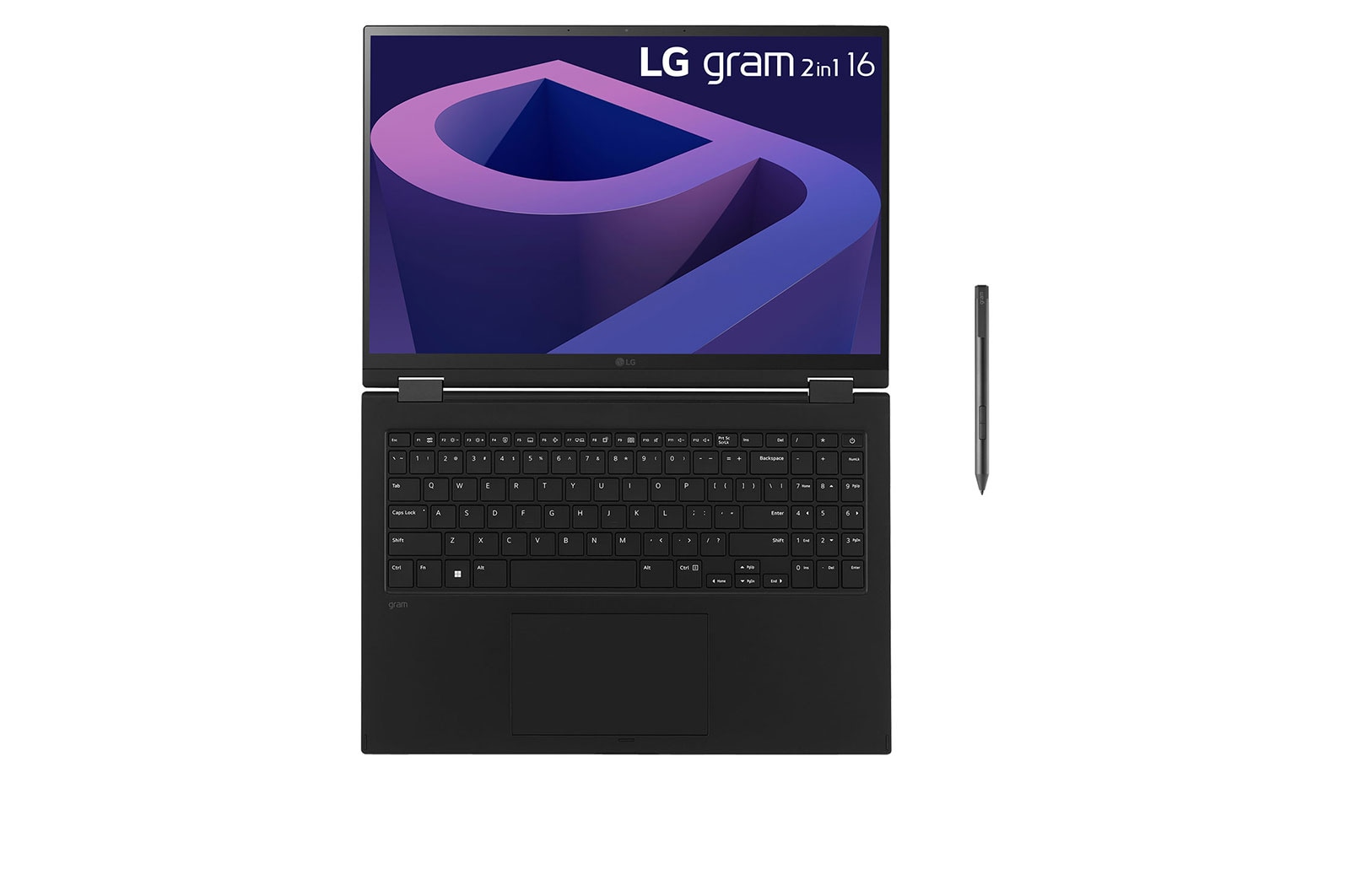 LG gram 16” 2-in-1 Laptop with 16:10 WQXGA IPS Touch Screen Display, 12th Gen Intel® Core™ (Certified Evo™ Platform) i7 Processor and LG Stylus Wacom Pen, 16T90Q-G.AA75A3