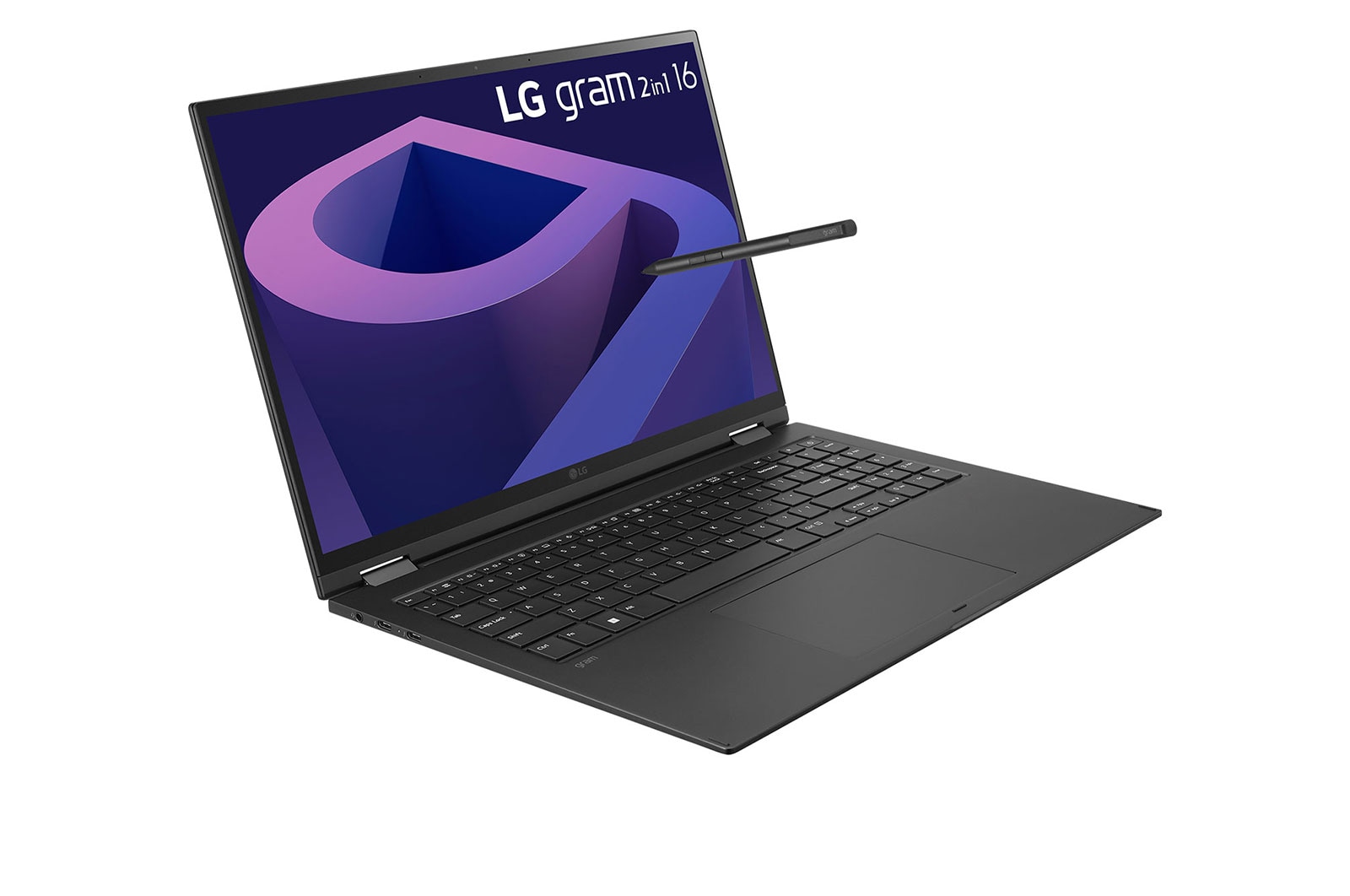 LG gram 16” 2-in-1 Laptop with 16:10 WQXGA IPS Touch Screen Display, 12th Gen Intel® Core™ (Certified Evo™ Platform) i7 Processor and LG Stylus Wacom Pen, 16T90Q-G.AA75A3