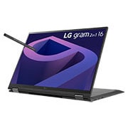 LG gram 16” 2-in-1 Laptop with 16:10 WQXGA IPS Touch Screen Display, 12th Gen Intel® Core™ (Certified Evo™ Platform) i7 Processor and LG Stylus Wacom Pen, 16T90Q-G.AA75A3