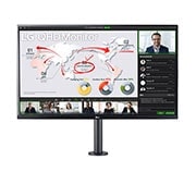 LG UltraFine™ 32" IPS QHD Monitor with Ergo Stand, 32QP880N-B
