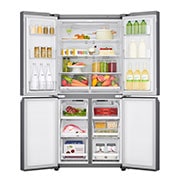 LG 464L multi-door-refrigerators with Inverter Linear Compressor in Platinum Silver, GF-B4539PZ