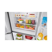 LG 464L multi-door-refrigerators with Inverter Linear Compressor in Platinum Silver, GF-B4539PZ