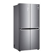 LG 464L multi-door-refrigerators with Inverter Linear Compressor in Platinum Silver, GF-B4539PZ