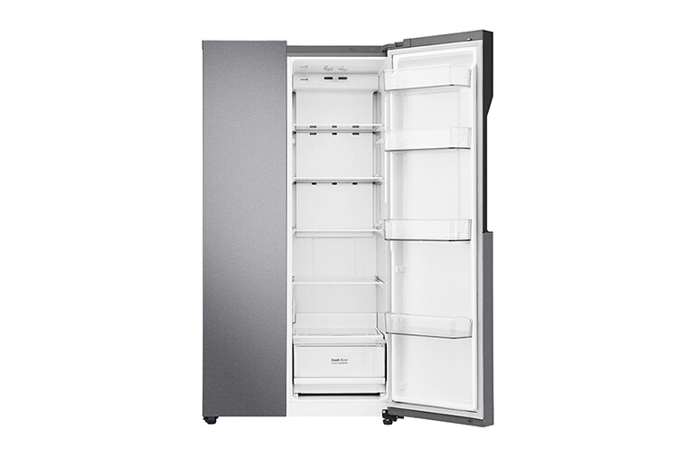 LG 613L Dark Grapite Side-by-Side Refrigerator, GS-B6181DS