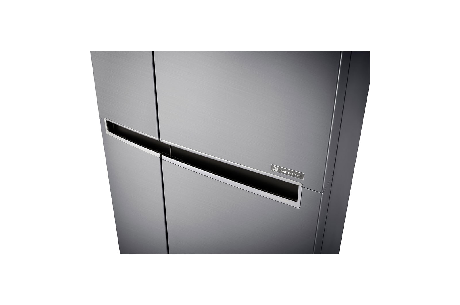 LG 626L side-by-side-fridge with Inverter Linear Compressor in Platinum Silver, GS-B6269PZ