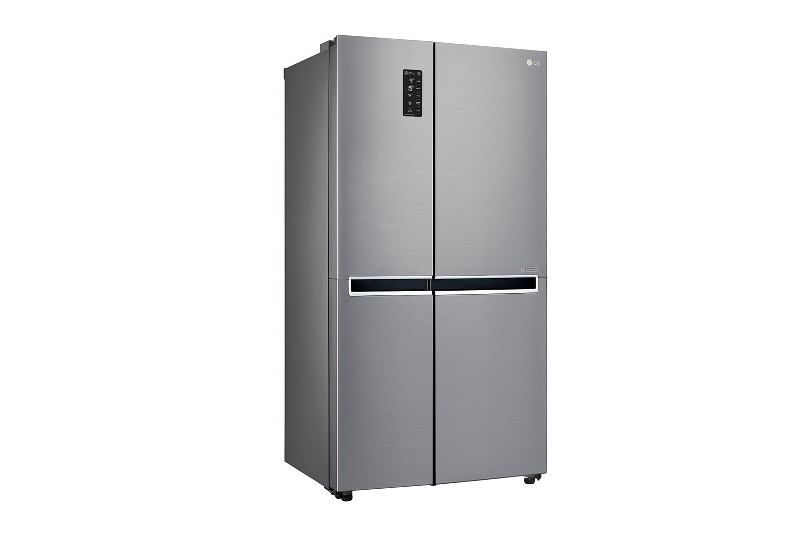 LG 626L side-by-side-fridge with Inverter Linear Compressor in Platinum Silver, GS-B6269PZ