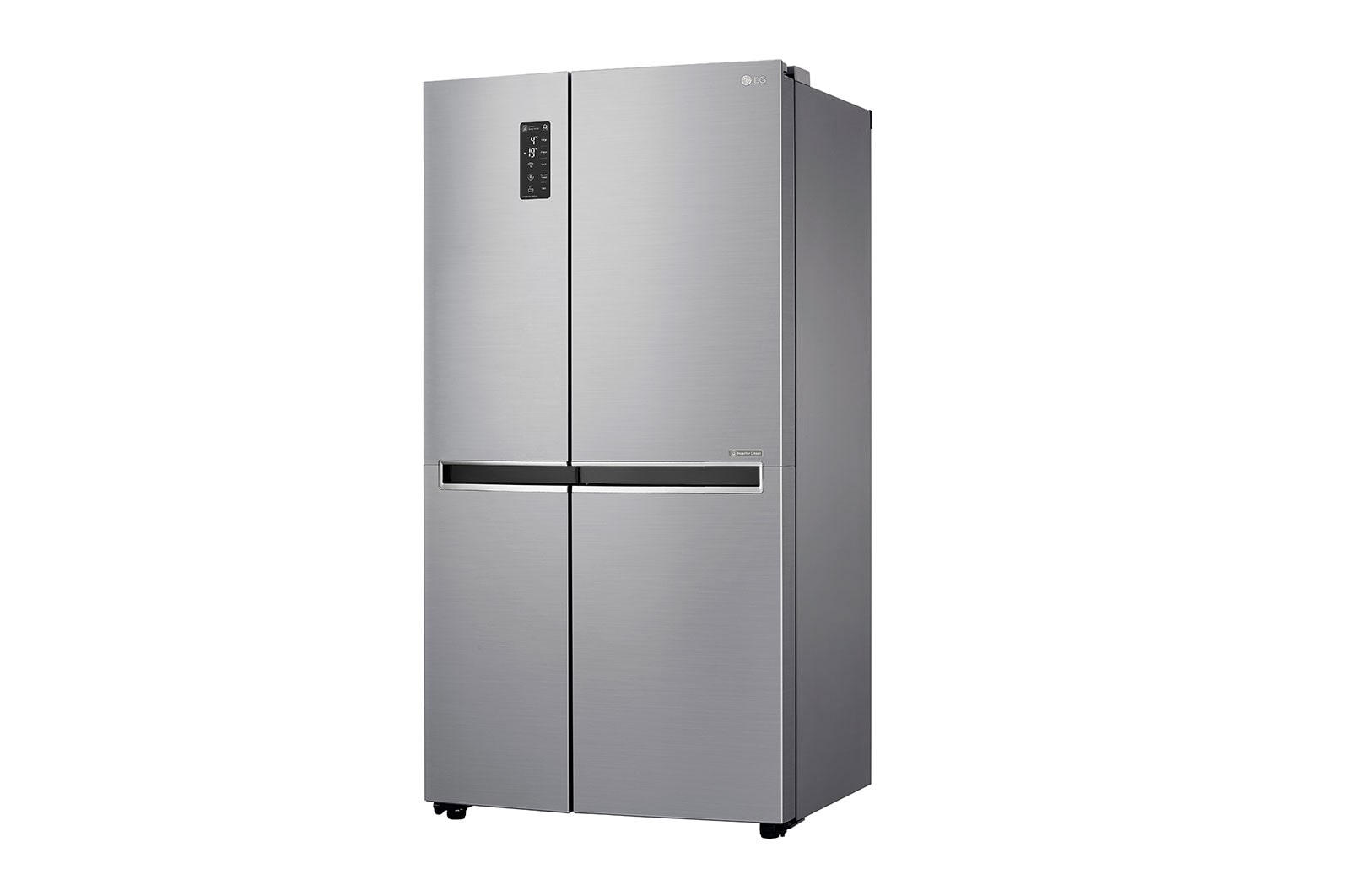 LG 626L side-by-side-fridge with Inverter Linear Compressor in Platinum Silver, GS-B6269PZ