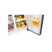 LG 626L side-by-side-fridge with Inverter Linear Compressor in Platinum Silver, GS-B6269PZ