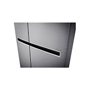 LG 626L side-by-side-fridge with Inverter Linear Compressor in Platinum Silver, GS-B6269PZ
