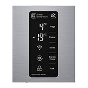 LG 626L side-by-side-fridge with Inverter Linear Compressor in Platinum Silver, GS-B6269PZ