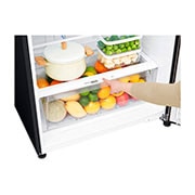 LG 478 L Top Freezer with Inverter Compressor in Black Steel, GT-F4781BL