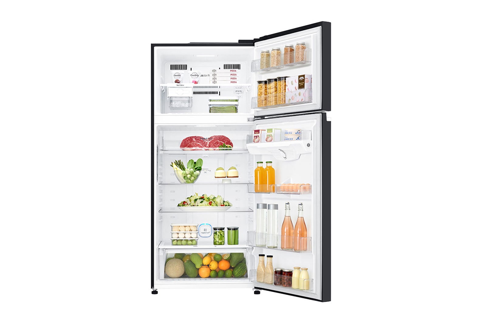 LG 506L Top Freezer with Smart Inverter Compressor™ in Black Mirror, GT-T5107BM