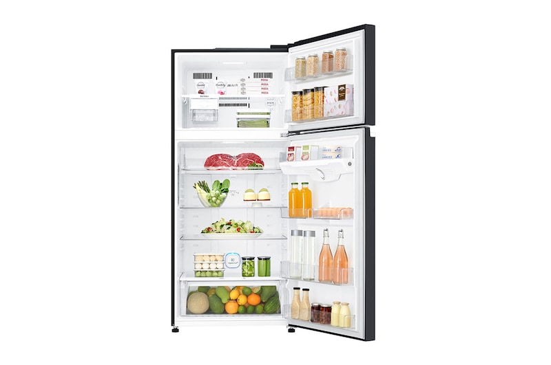 LG 506L Top Freezer with Smart Inverter Compressor™ in Black Mirror, GT-T5107BM
