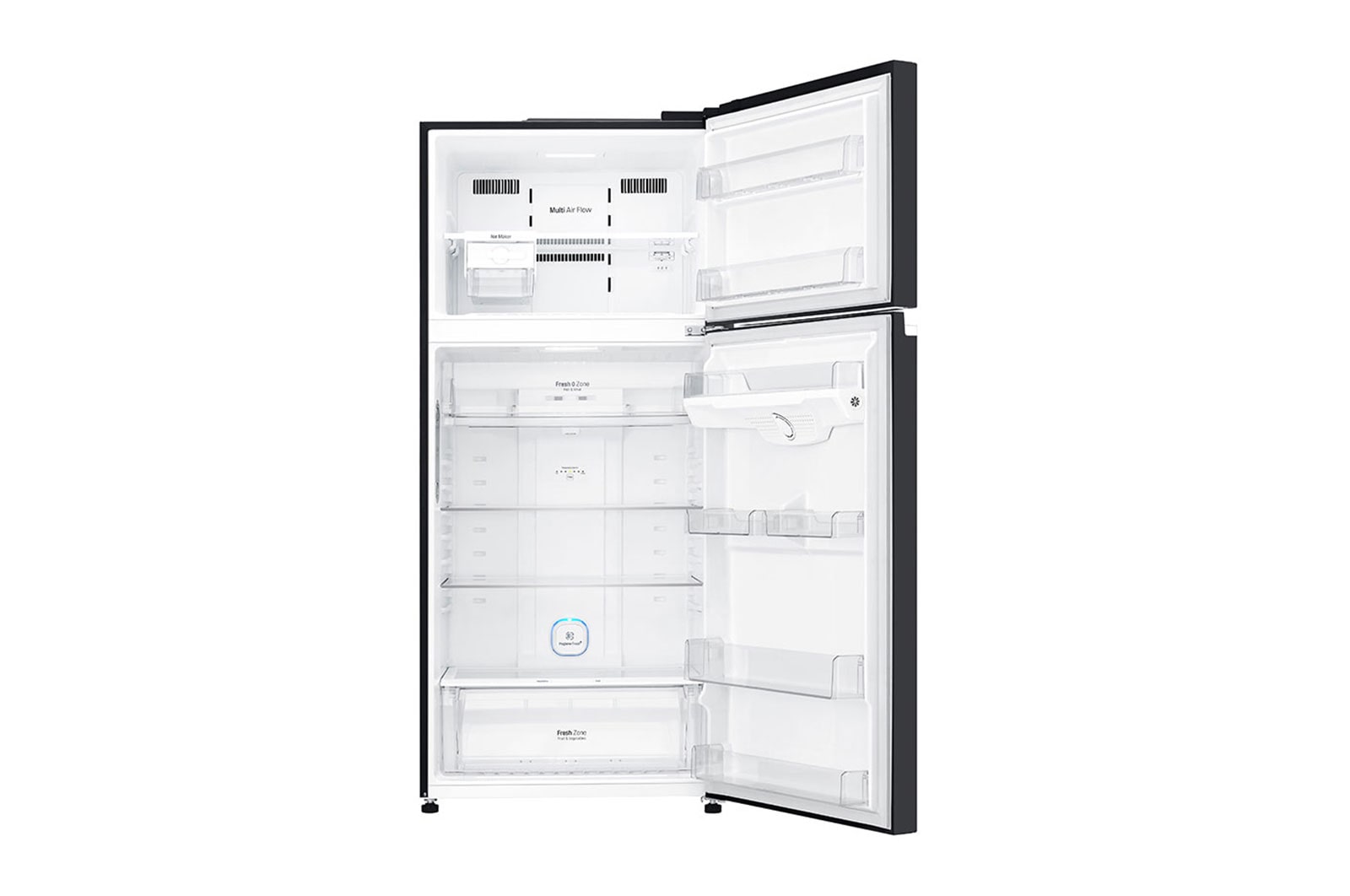 LG 506L Top Freezer with Smart Inverter Compressor™ in Black Mirror, GT-T5107BM