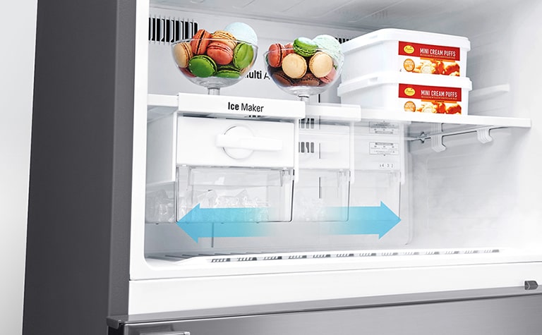 Moving Ice Maker - Easy Storage