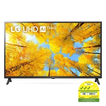 LG UHD AI ThinQ 55 UP77 4K Smart TV, α5 AI Processor, Magic Remote -  55UP7750PSB