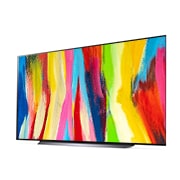 LG OLED evo C2 83 inch TV 4K Smart TV | Wall mounted TV | TV wall design | Ultra HD 4K resolution | AI ThinQ, OLED83C2PSA