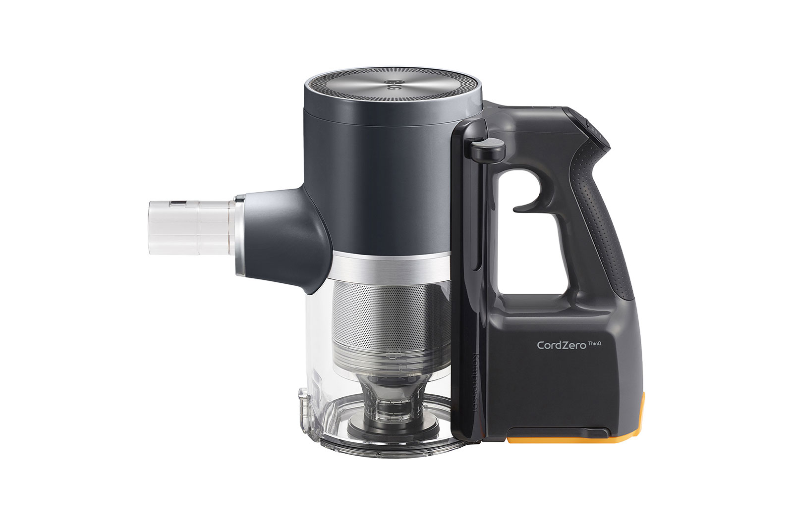 LG Objet Collection | LG CordZero® A9 Kompressor™ Cordless Handstick with All-in-One Tower™ (Calming Grey), A9T-AUTO