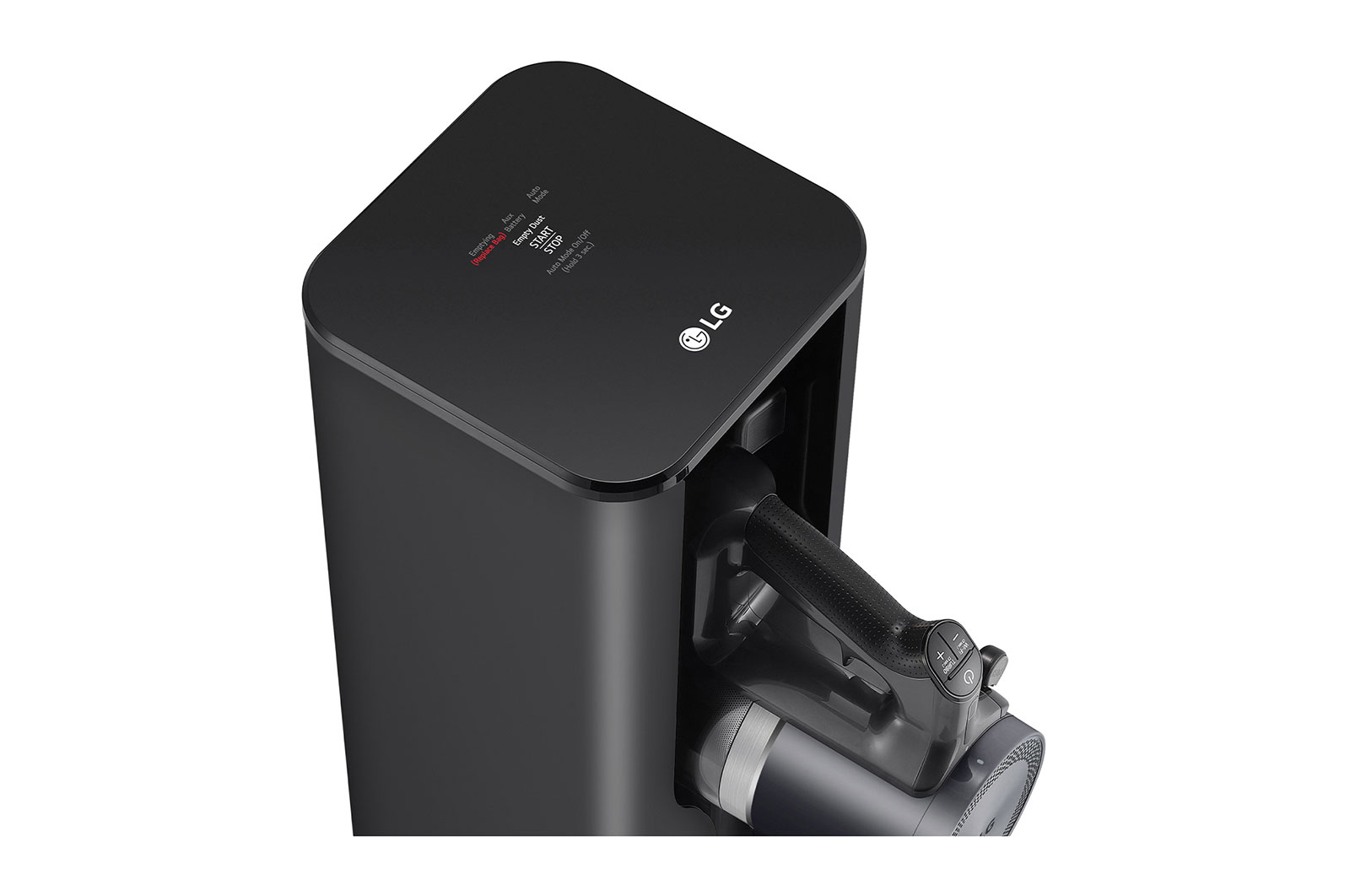 LG Objet Collection | LG CordZero® A9 Kompressor™ Cordless Handstick with All-in-One Tower™ (Calming Grey), A9T-AUTO