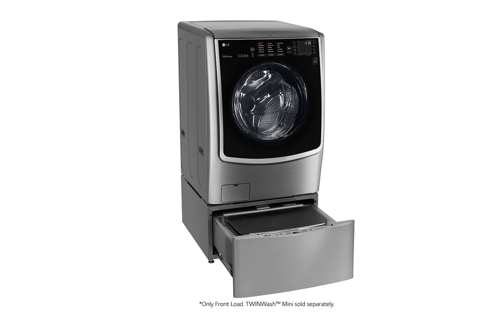 LG 21/12kg, Front Load Smart Washing Machine with 6 Motion Inverter Direct Drive, F2721HTWV