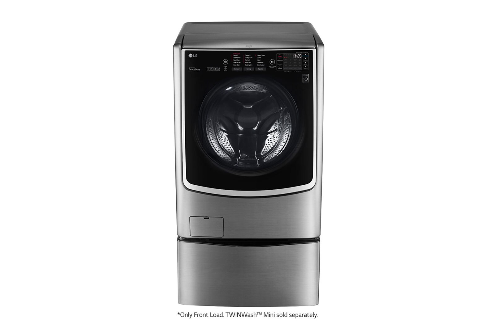 LG 21/12kg, Front Load Smart Washing Machine with 6 Motion Inverter Direct Drive, F2721HTWV