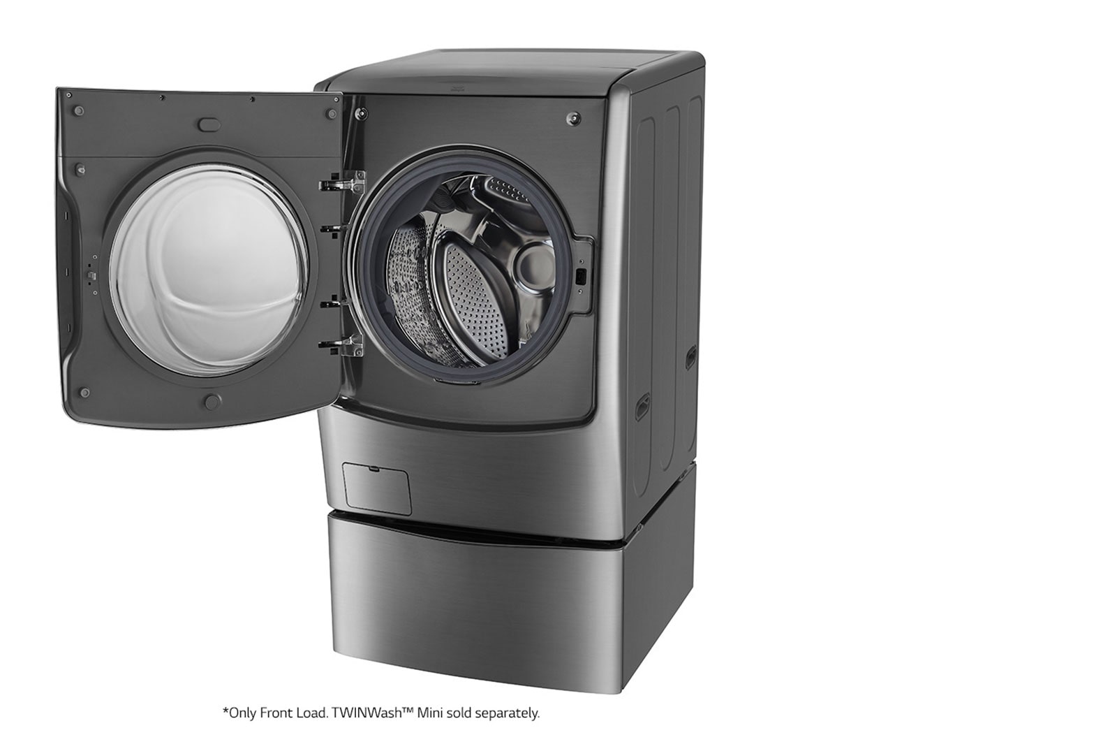 LG 21/12kg, Front Load Smart Washing Machine with 6 Motion Inverter Direct Drive, F2721HTWV