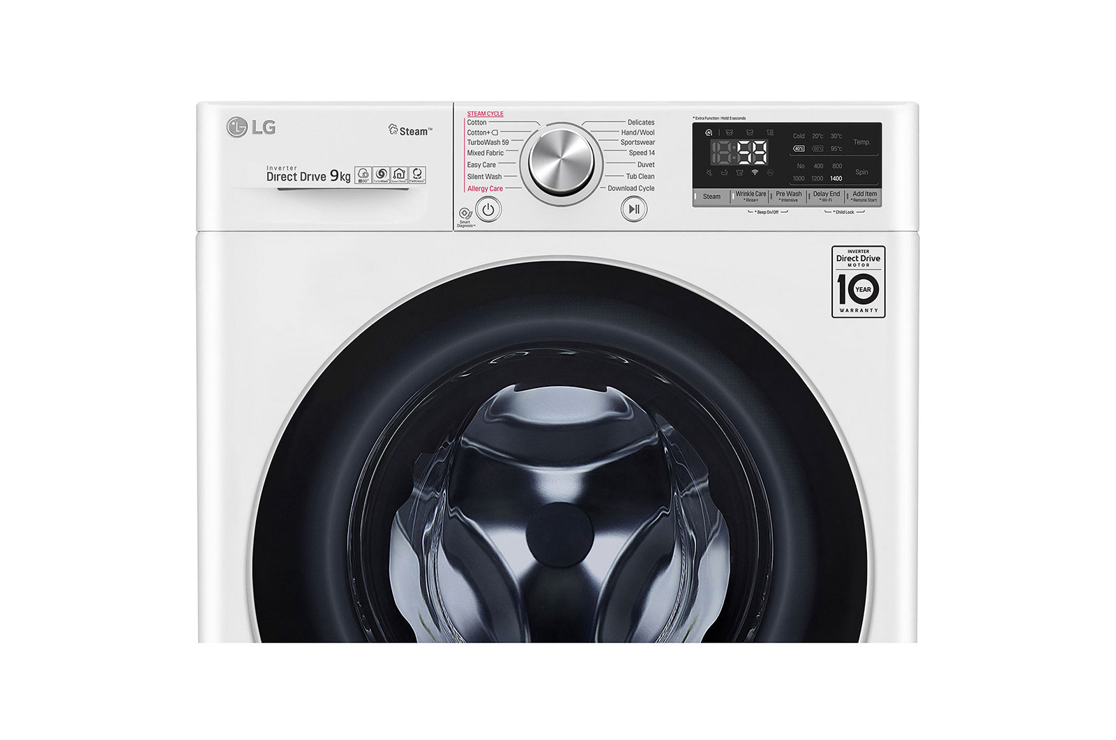 LG 9kg, AI Direct Drive Front Load Washing Machine, FV1409S3W