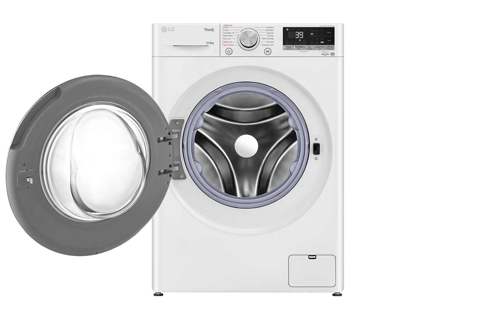 LG 10/6kg, AI Direct Drive Front Load Washer Dryer, FV1410H3W