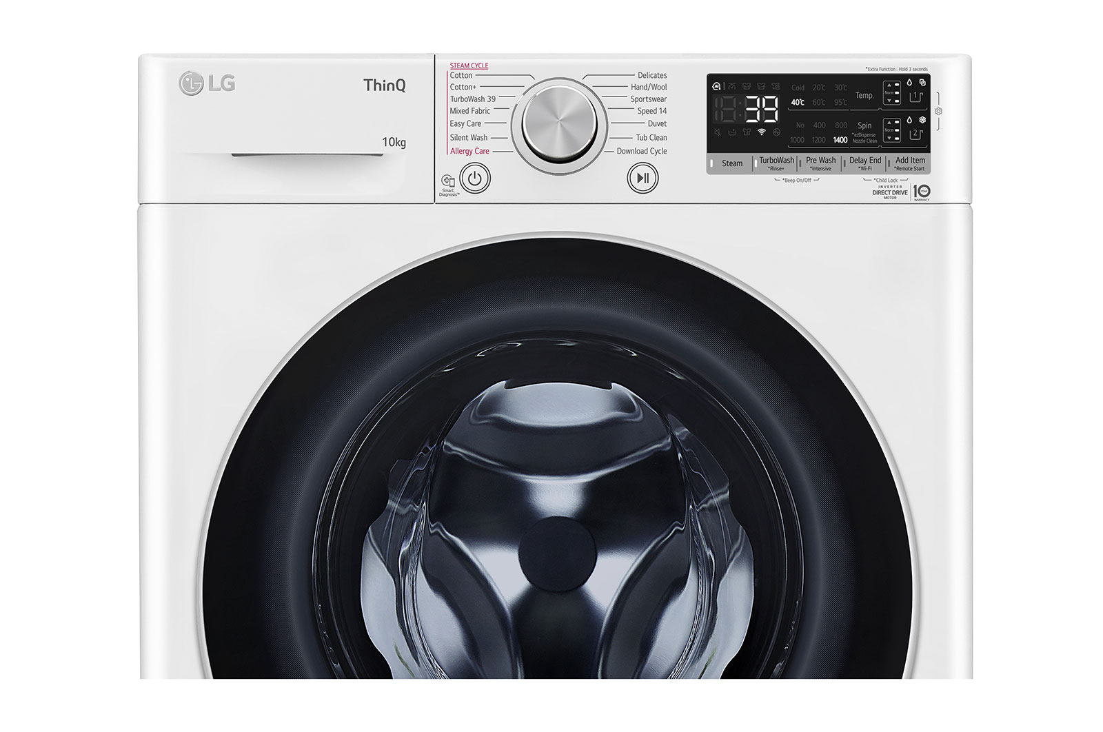 LG 10kg, AI Direct Drive Front Load Washing Machine, FV1410S3WA