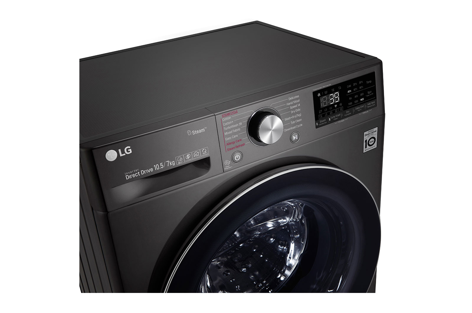 LG 10.5/7kg, AI Direct Drive Front Load Washer Dryer, FV1450H2K