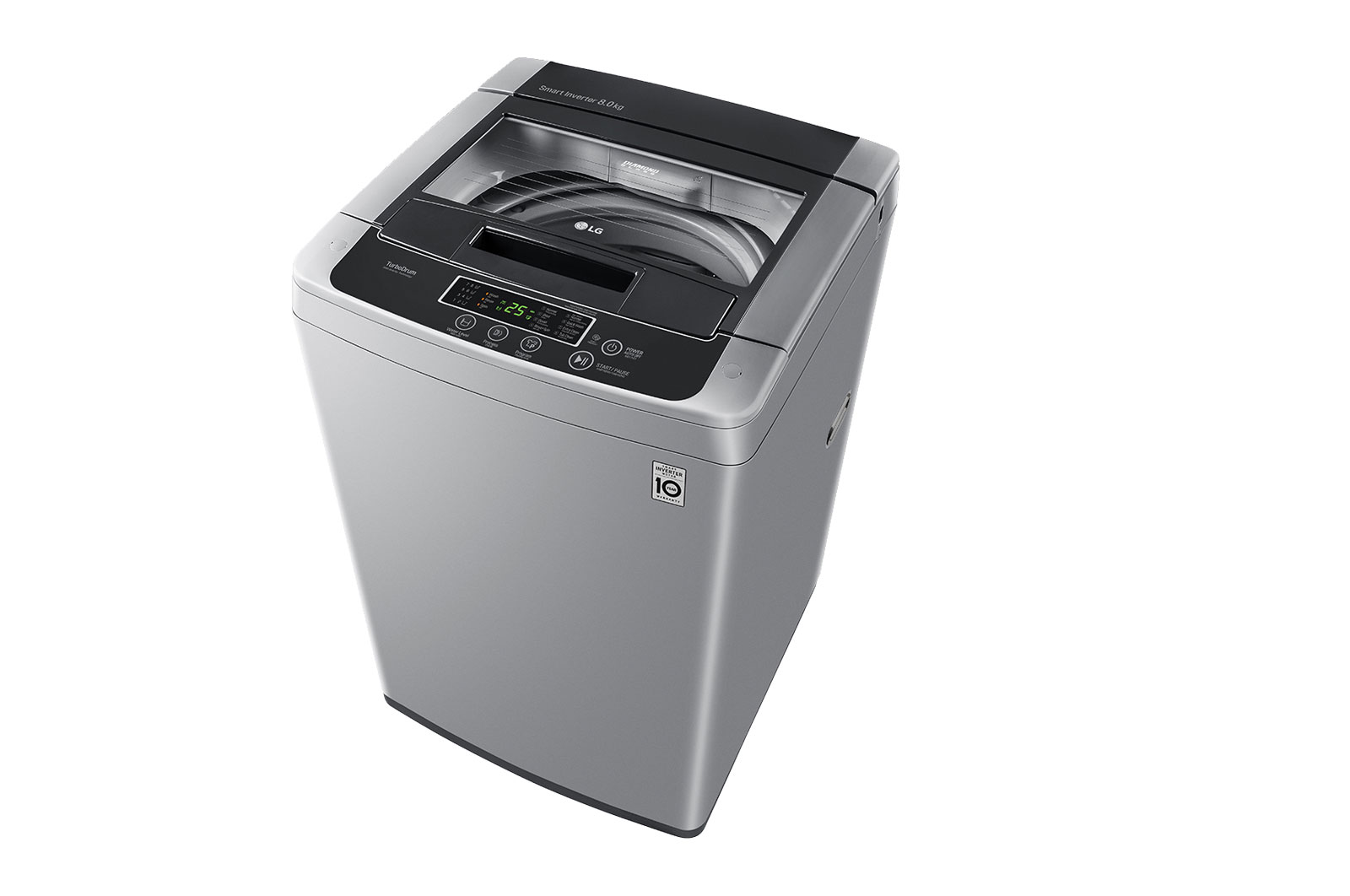 LG 8kg, Smart Inverter Top Load Washing Machine, T2108VSPM2