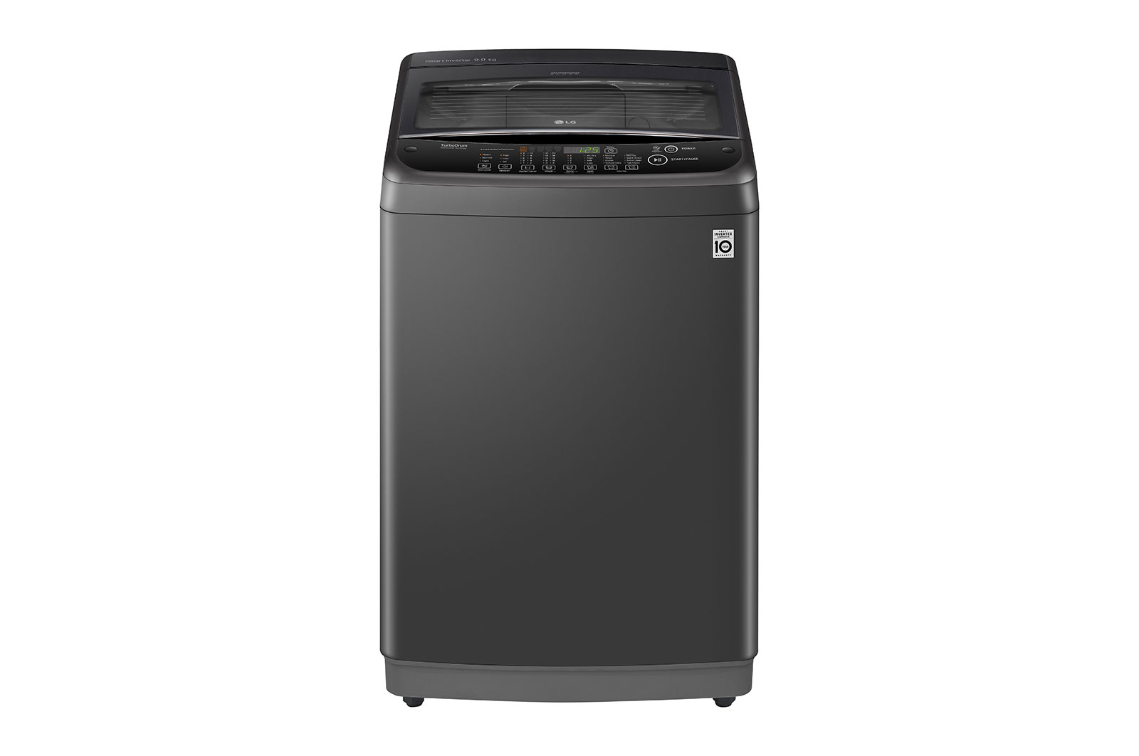 LG Smart Inverter Top Load Washing Machine, 9KG, Black, T2109VSAB