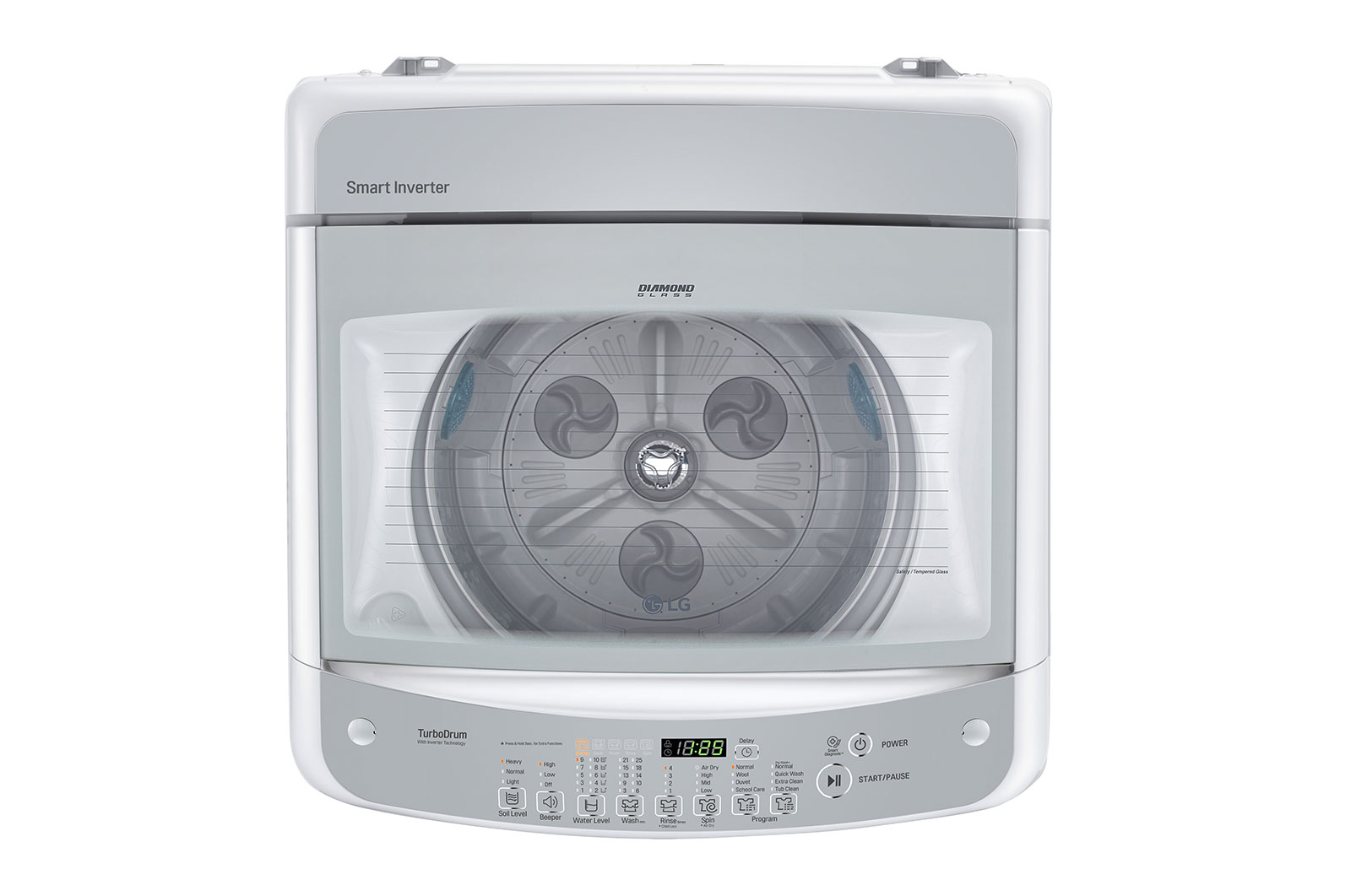 LG 10kg, Smart Inverter Top Load Washing Machine, T2310VSAW