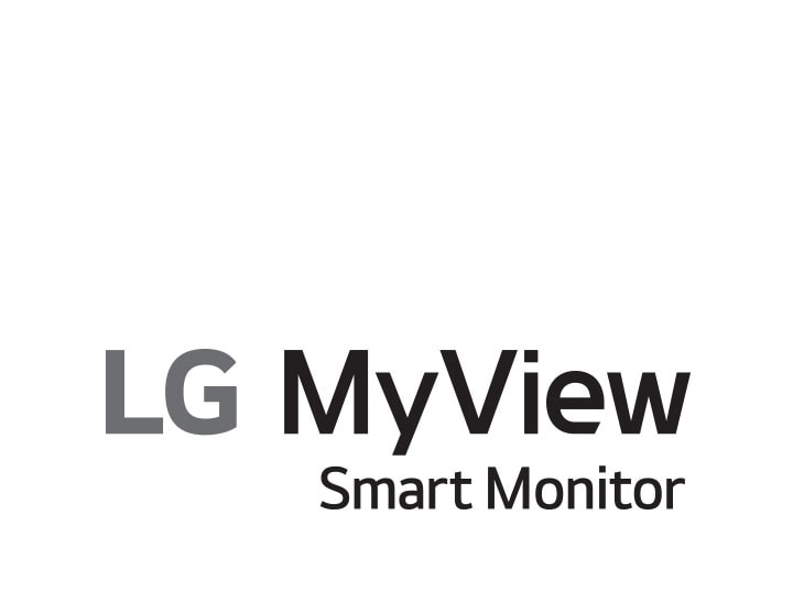 LG MyView Smart Monitor logo.