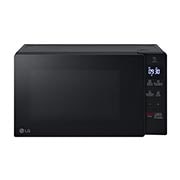 Front view of LG 20L NeoChef® Microwave Oven in Black, MS2032GAS