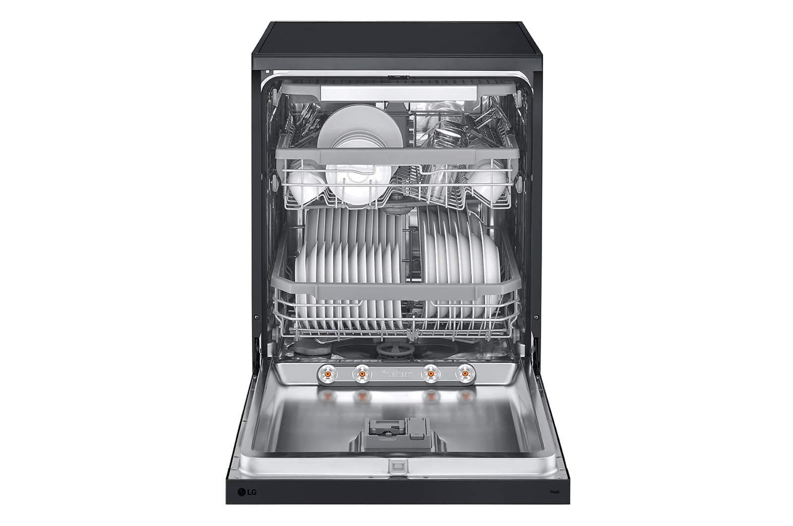 LG Front Control Smart Wi-fi Enabled Dishwasher in Matt Black, DFC425FM