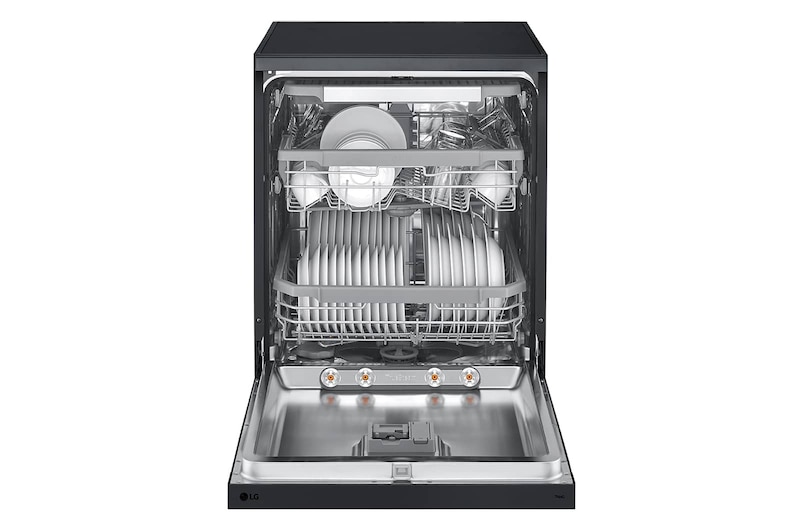 LG Front Control Smart Wi-fi Enabled Dishwasher in Matt Black, DFC425FM