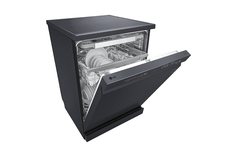 LG Front Control Smart Wi-fi Enabled Dishwasher in Matt Black, DFC425FM