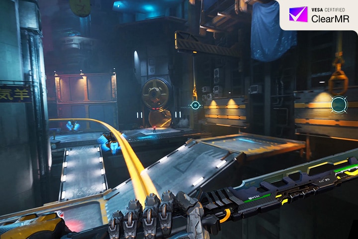 The wider 4K OLED monitor.