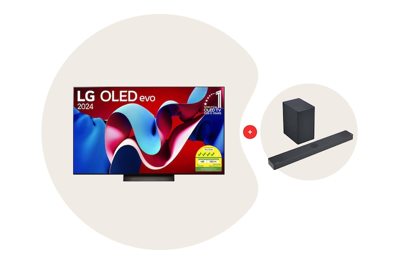 Front view with sound bar